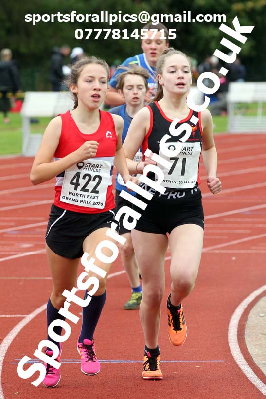 800 metres, NECAA Open Meeting, Morpeth, Sunday, September 27th. David T. Hewitson/Sports for All Pics